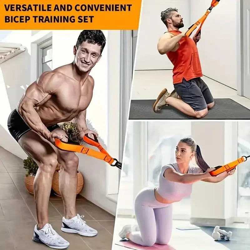 Heavy-Duty Adjustable Resistance Training Equipment, Workout Straps, Fitness Equipment, Exercise Equipment, 225 Lbs Resistance Band for Full-Body Strength Training (Arms, Back, Core and Shoulders), Home & Gym Workout #GLOBAL PICKS