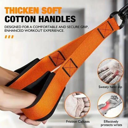 Heavy-Duty Adjustable Resistance Training Equipment, Workout Straps, Fitness Equipment, Exercise Equipment, 225 Lbs Resistance Band for Full-Body Strength Training (Arms, Back, Core and Shoulders), Home & Gym Workout #GLOBAL PICKS